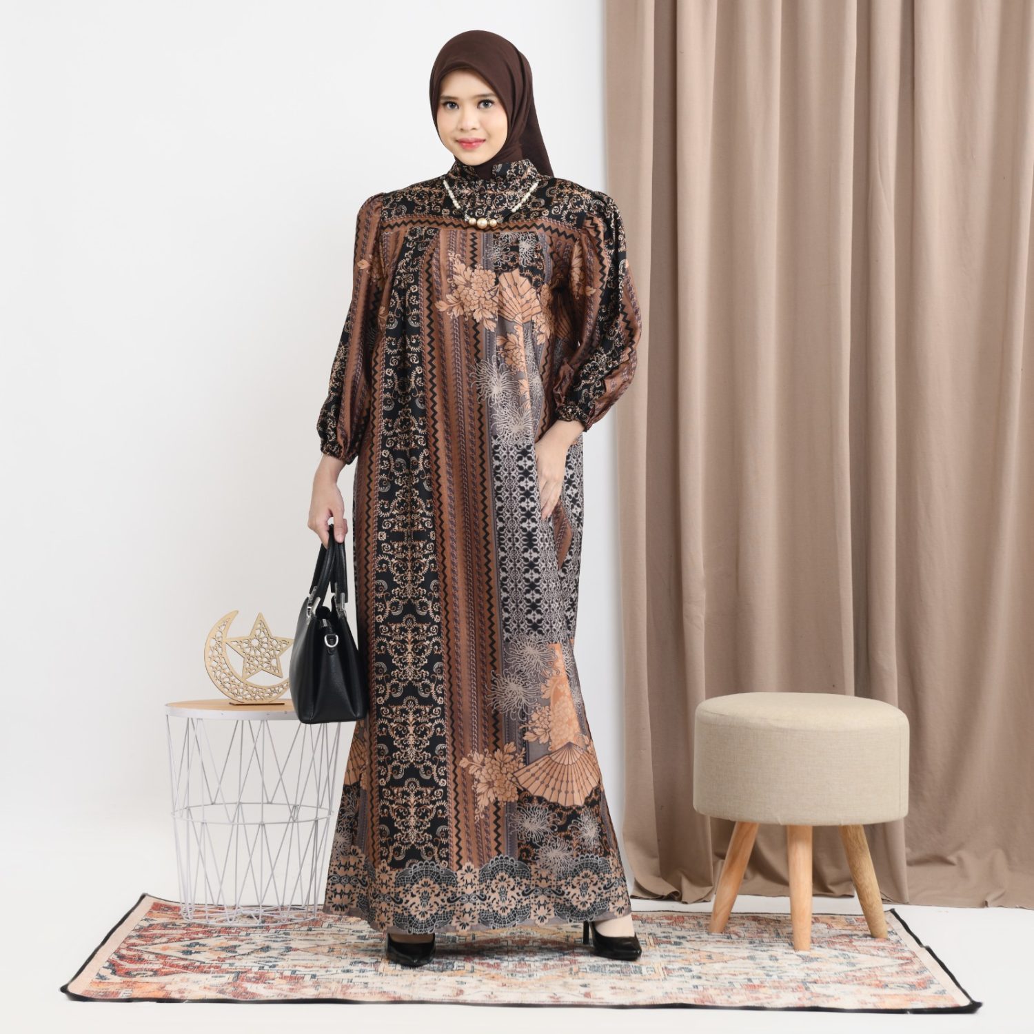 Paransa Dress Silk With Motif