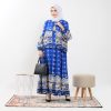 Syahmina dress satin silk luxuary motif anggun dan elegan