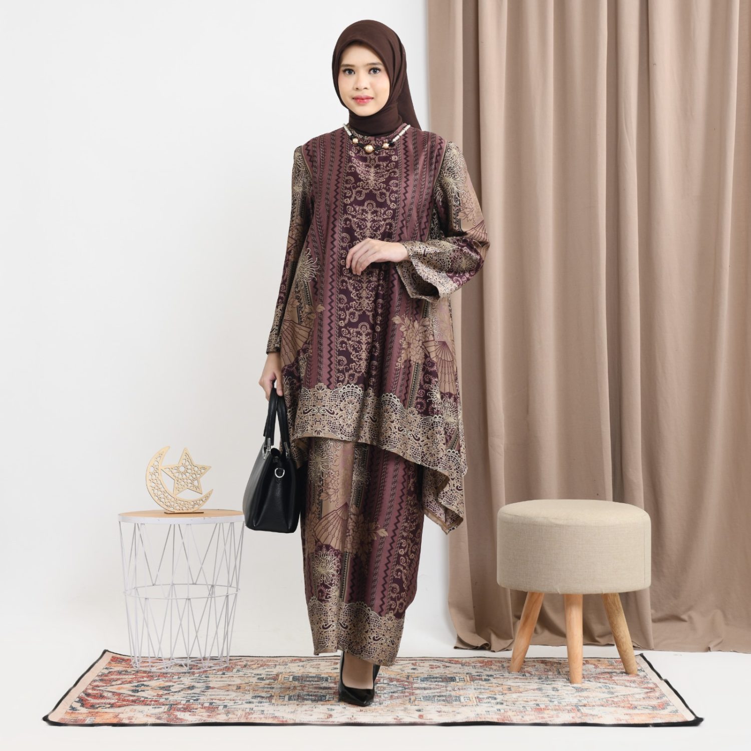 Khalisa Dress Silk With Motif